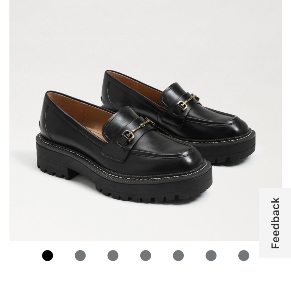 Laura Lug Sole Loafer - Sam Edelman black 8.5